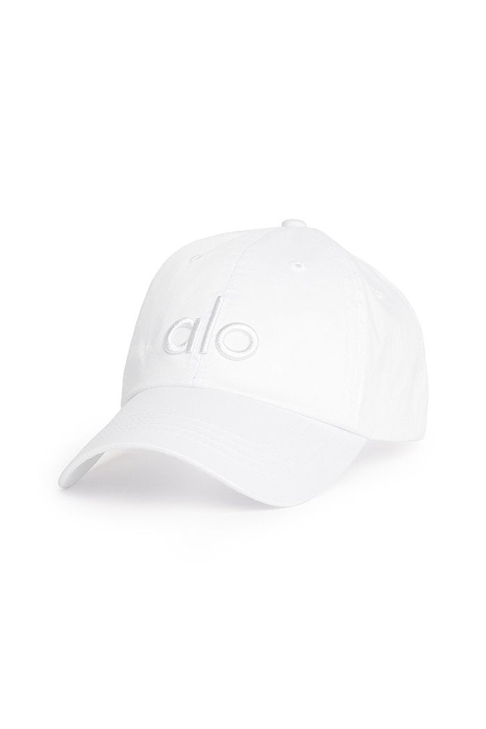 Cap Alo Yoga Off-Duty Damskie Białe | OXURA1396