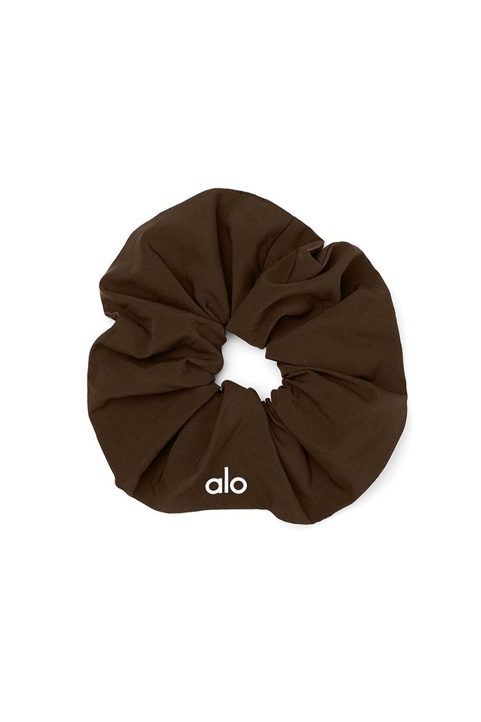 Scrunchie Alo Yoga Oversized Damskie Czarne | YISRJ8349