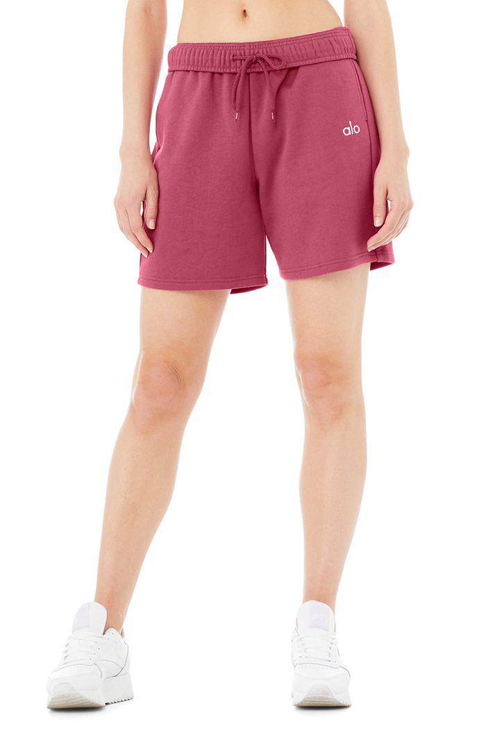 Short Alo Yoga Accolade Sweat Damskie Fioletowe | PBKDS0156