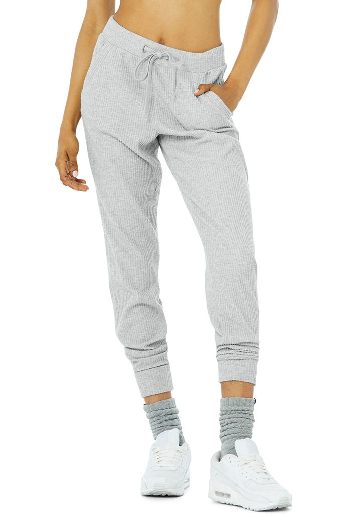 Spodnie Alo Yoga Muse Sweat Damskie Szare | ZUYKB6704