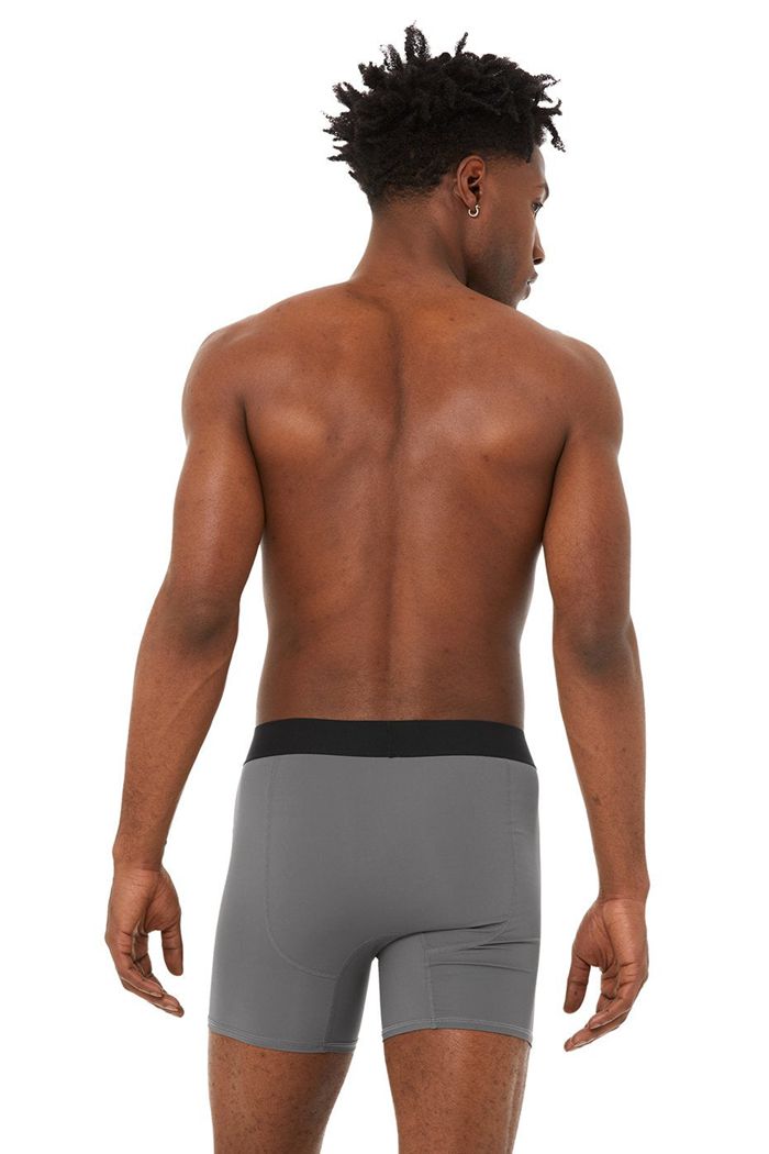 Bielizny Alo Yoga Hero Underwear Męskie Szare | CZBAN3017