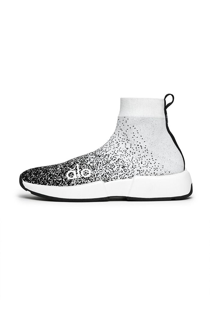 Buty Alo Yoga Velocity Knit Sneaker Damskie Białe | EULFH6912