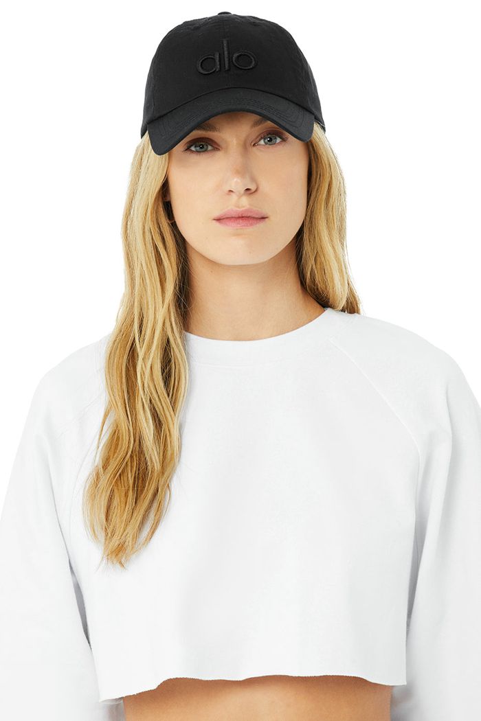 Cap Alo Yoga Off-Duty Damskie Czarne | VONDG5493