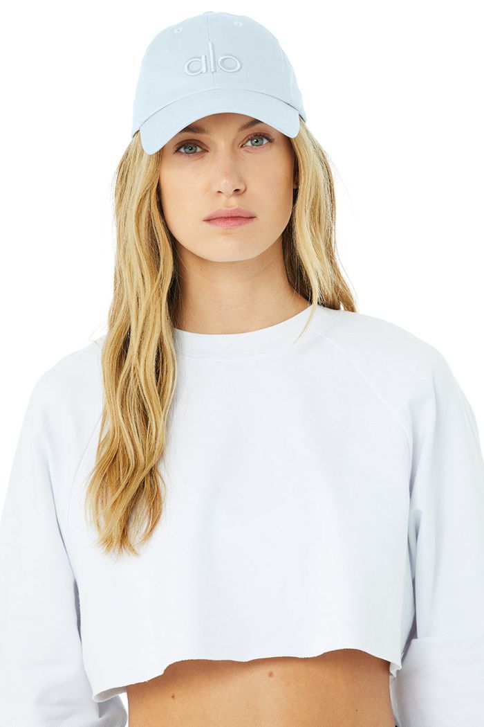 Cap Alo Yoga Off-Duty Damskie Niebieskie | XLNWK5039