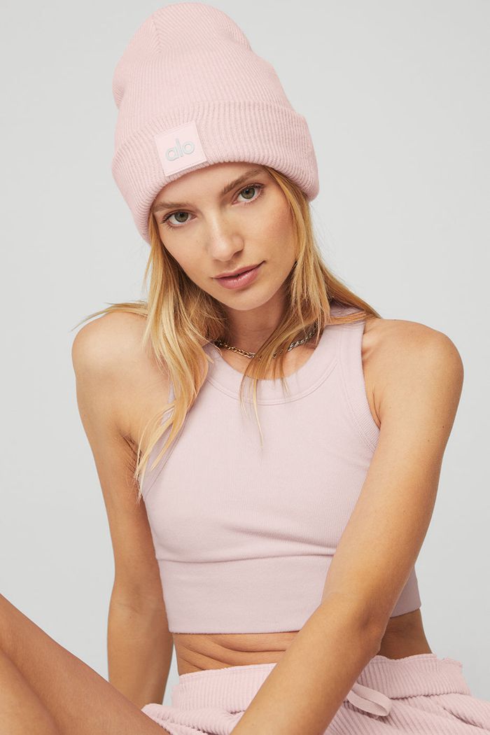 Czapki Beanie Alo Yoga Everyday Damskie Różowe | ALYFU8074