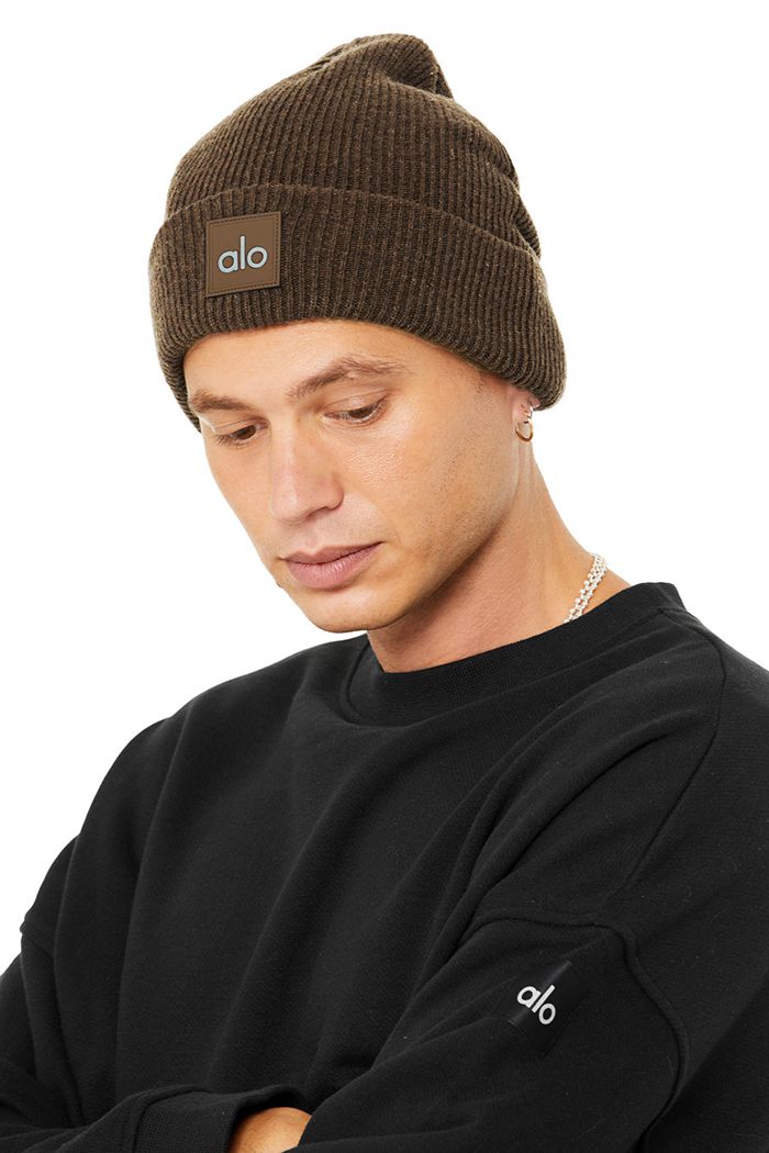 Czapki Beanie Alo Yoga Everyday Damskie Brązowe | MRIGA2158