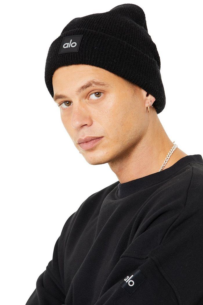 Czapki Beanie Alo Yoga Everyday Damskie Czarne | TIDWB9046