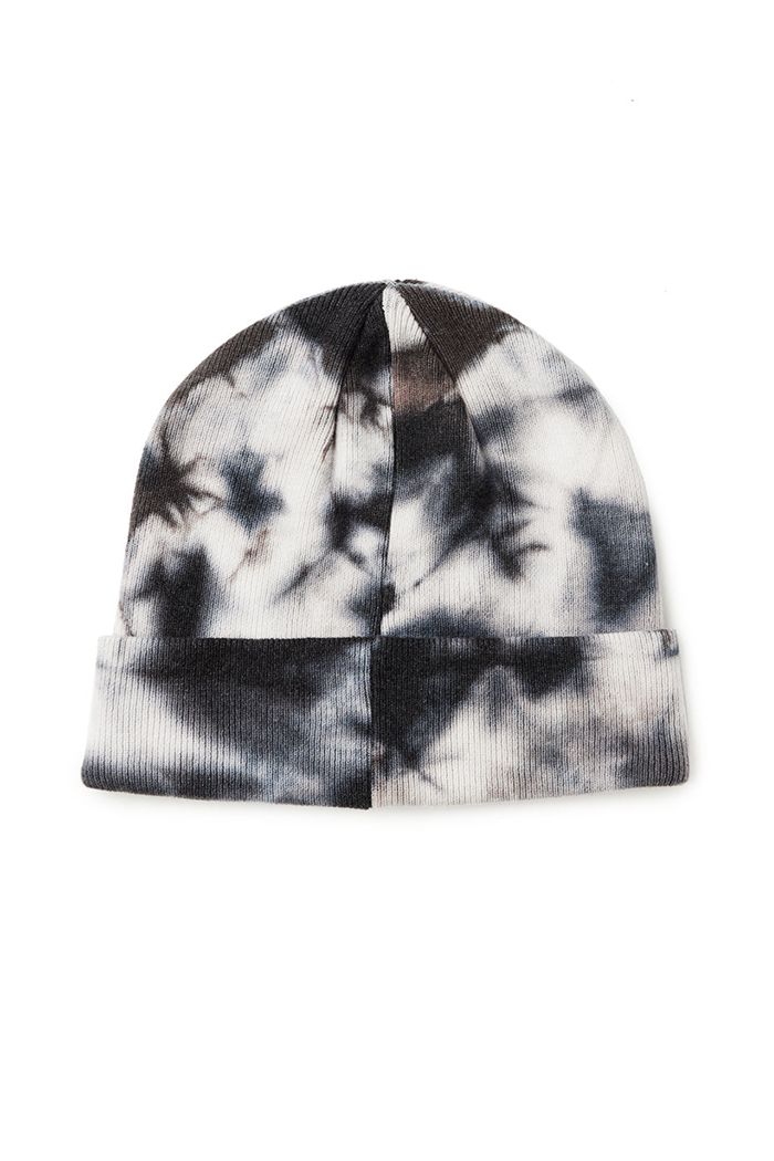 Czapki Beanie Alo Yoga Tie-Dye Damskie Czarne Białe | DZBNS6015