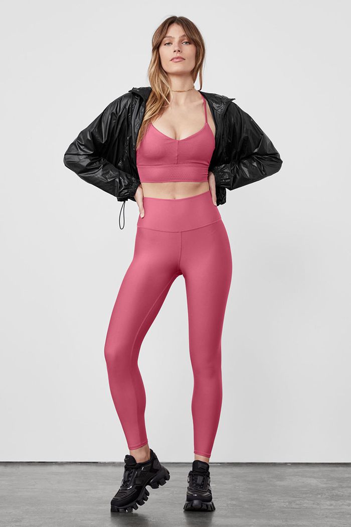 Legginsy Alo Yoga 7/8 High-Stanem Airlift Damskie Fioletowe | KJTZW4391