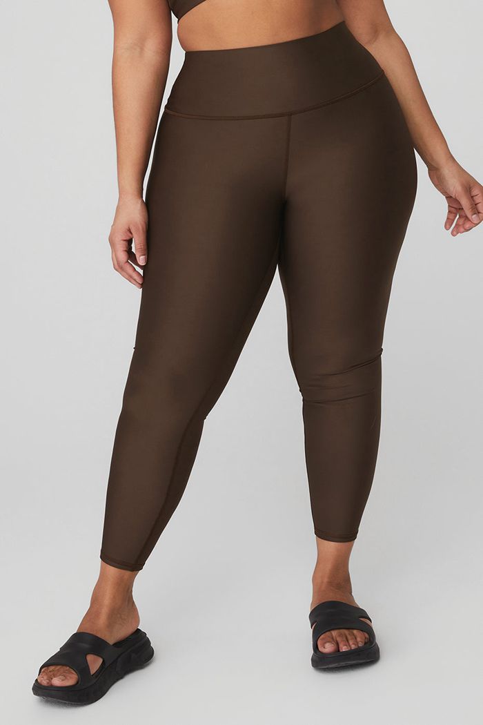 Legginsy Alo Yoga 7/8 High-Stanem Airlift Damskie Czarne | ZFHXT6019