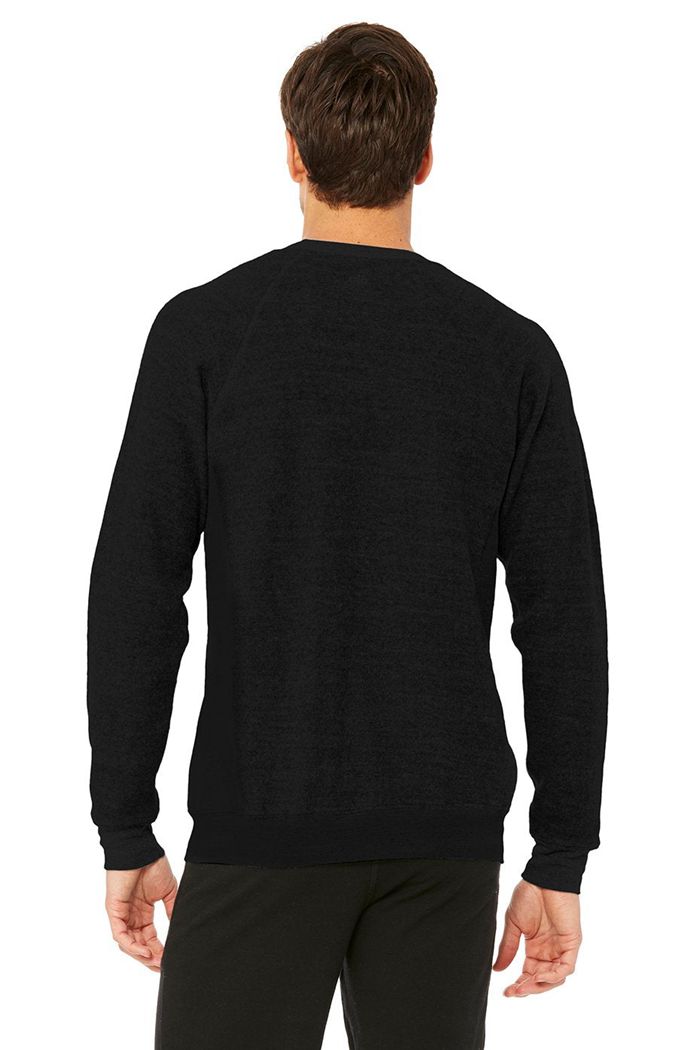 Long Sleeve Alo Yoga Triumph Crew Neck Sweatshirt Męskie Czarne | OJIEQ4701