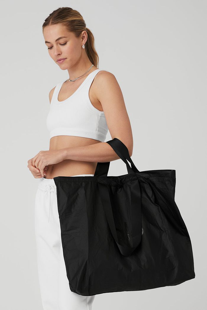 Plecaki Alo Yoga Keep It Dry Packable Tote Damskie Czarne | KUFAZ9641