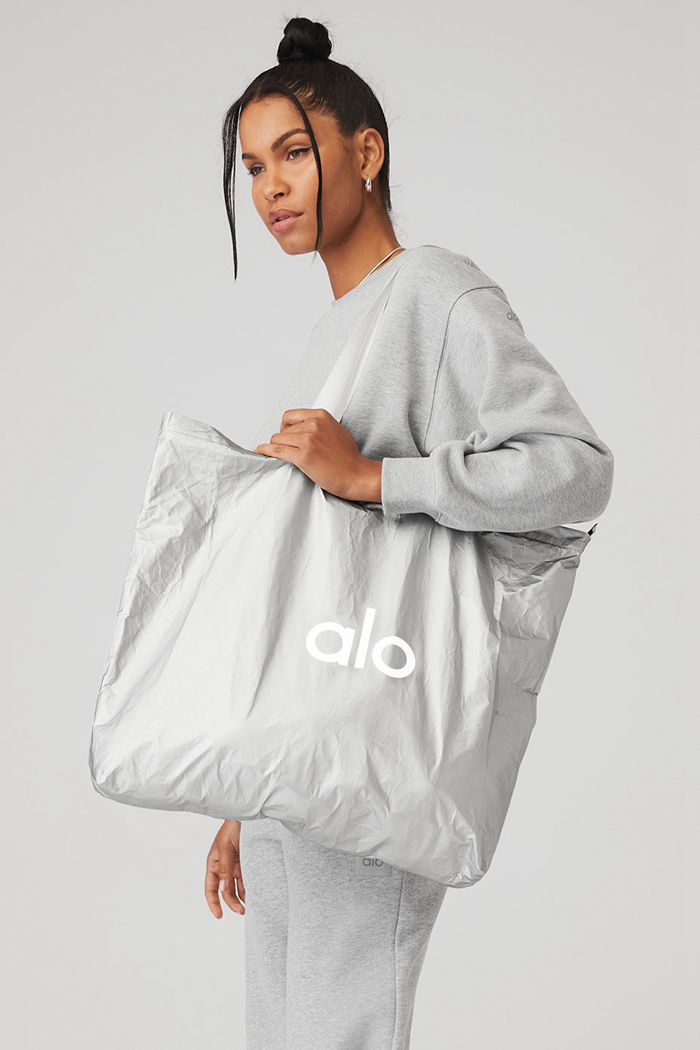 Plecaki Alo Yoga Keep It Dry Packable Tote Damskie Srebrne | QDXRV6972