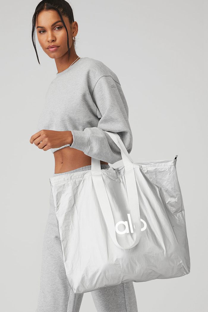 Plecaki Alo Yoga Keep It Dry Packable Tote Damskie Srebrne | QDXRV6972