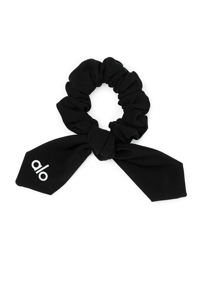 Scrunchie Alo Yoga Alosoft Rhythm Damskie Czarne | MZQVX9352