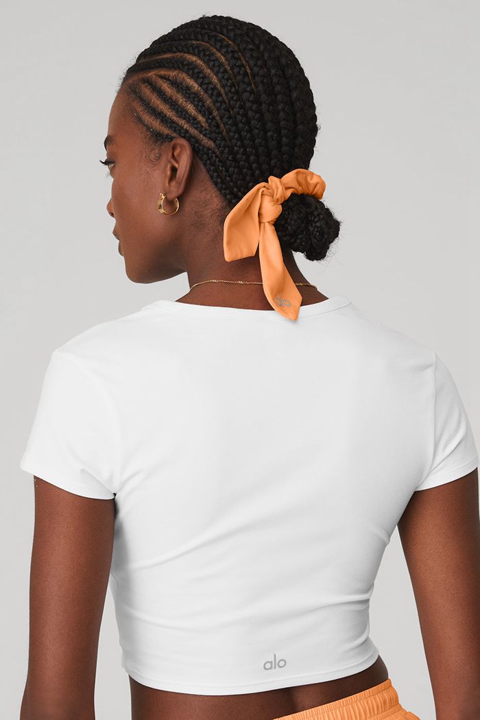 Scrunchie Alo Yoga Alosoft Rhythm Damskie Pomarańczowe | PLWKD3841