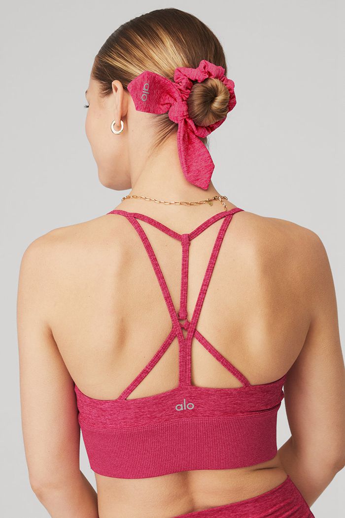 Scrunchie Alo Yoga Alosoft Rhythm Damskie Czerwone | SPRWB7496