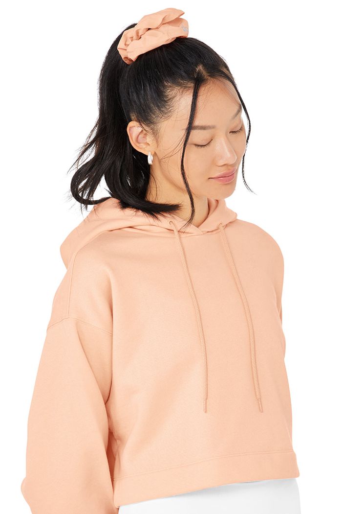 Scrunchie Alo Yoga Oversized Damskie Beżowe | NDFMZ5974