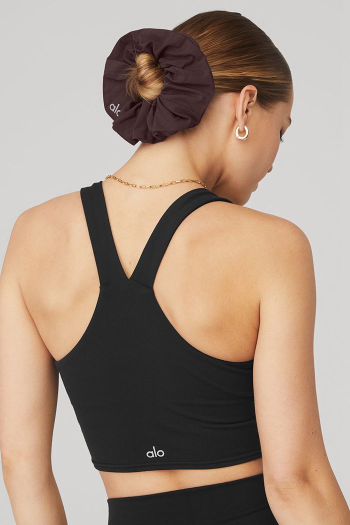 Scrunchie Alo Yoga Oversized Damskie Czarne | WVLFA3921