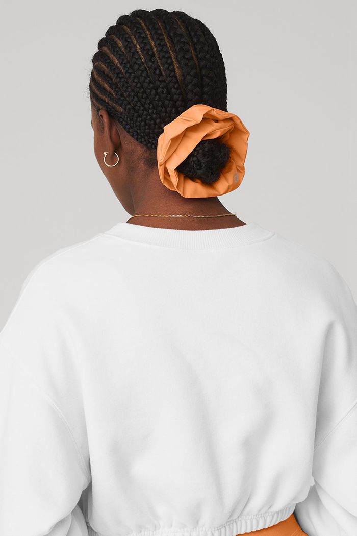 Scrunchie Alo Yoga Oversized Damskie Pomarańczowe | WPMRN4756