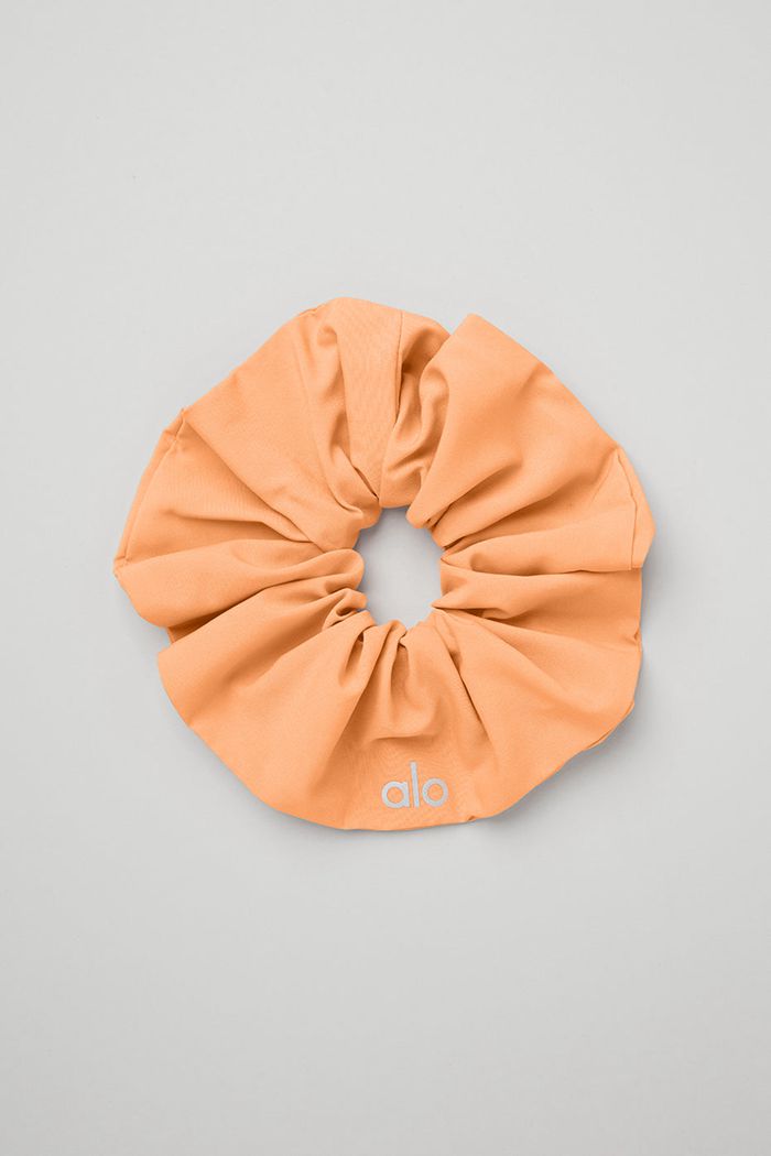 Scrunchie Alo Yoga Oversized Damskie Pomarańczowe | WPMRN4756