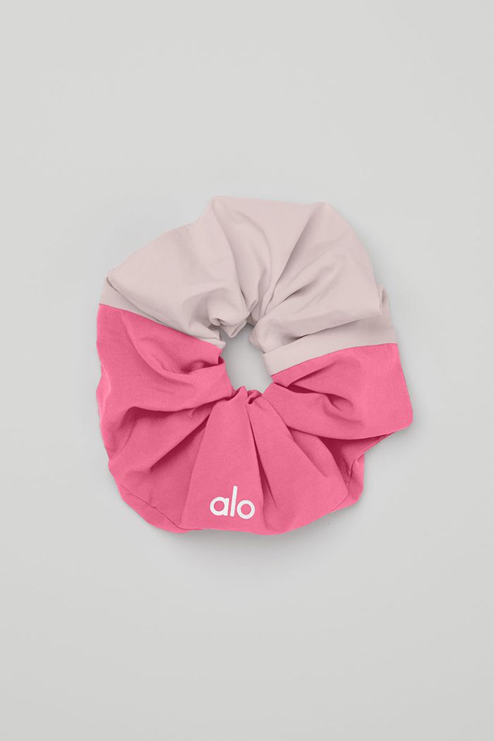 Scrunchie Alo Yoga Oversized Damskie Różowe Fuksja | TVEKP4016