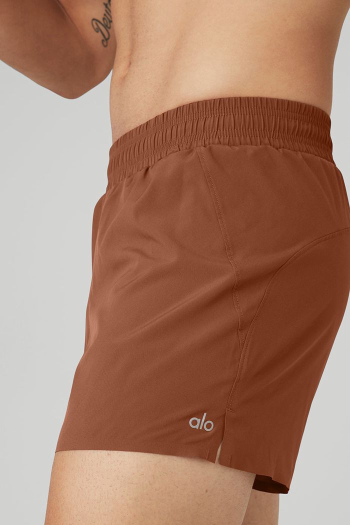 Short Alo Yoga 5'' Adapt Biegania Męskie Czerwone | ZAYHD5487