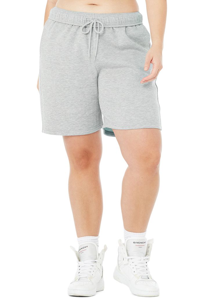 Short Alo Yoga Accolade Sweat Damskie Szare | FBRNU9370