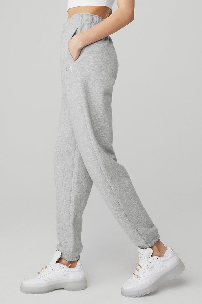 Spodnie Alo Yoga Accolade Sweat Damskie Szare | KZXFR8379