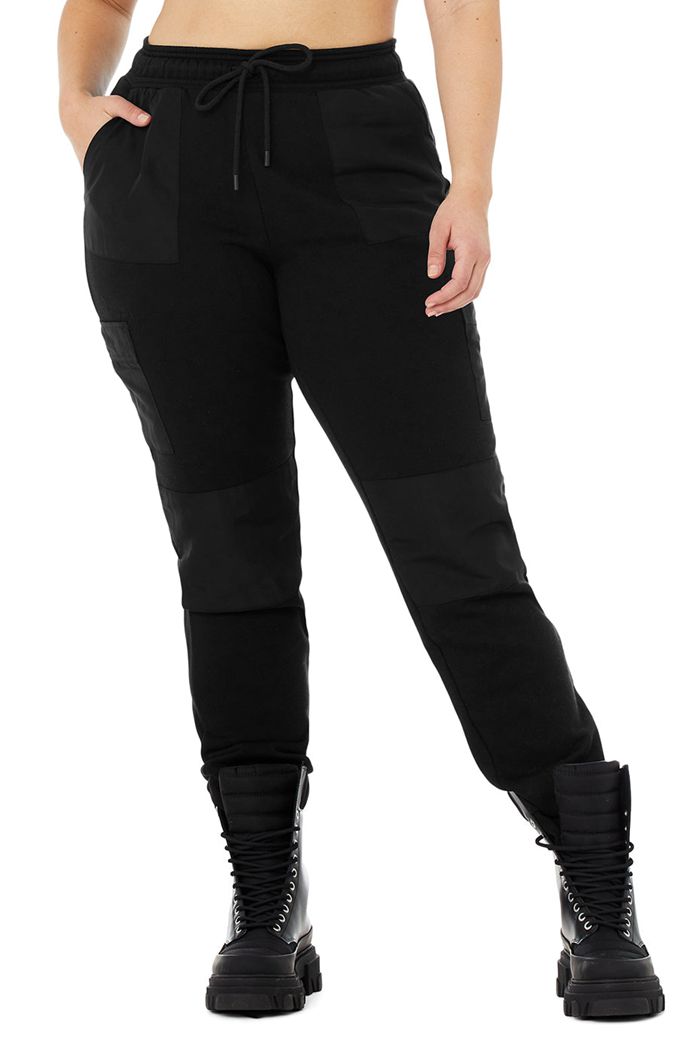 Spodnie Alo Yoga Cargo Jogger Damskie Czarne | HKSCQ2741