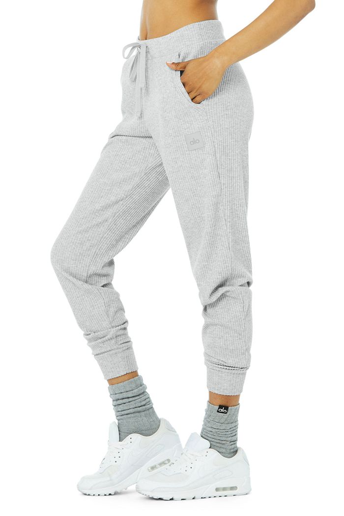 Spodnie Alo Yoga Muse Sweat Damskie Szare | ZUYKB6704