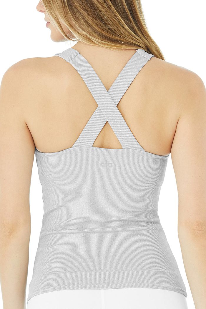 Tank Tops Alo Yoga Elevate Damskie Szare | NAXOB5798